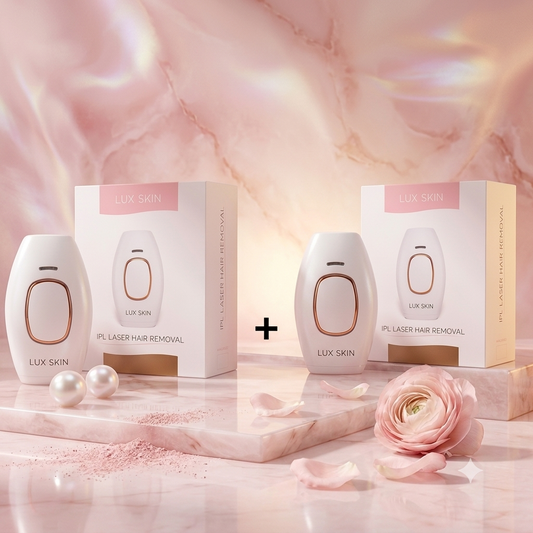 LUX SKIN - Épilateur à lumière pulsée IPL Blanc