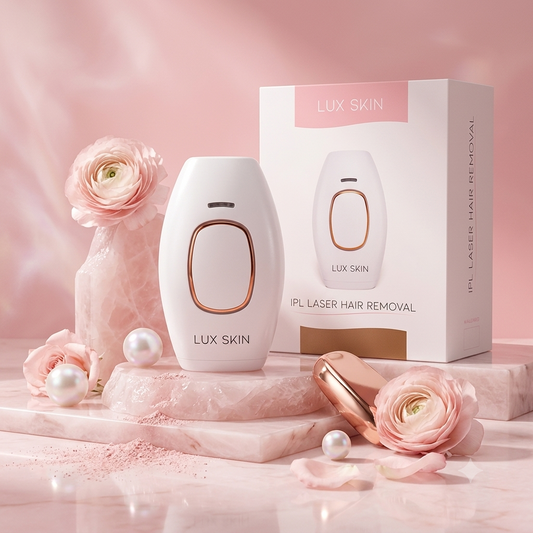 LUX SKIN - Épilateur à lumière pulsée IPL Blanc